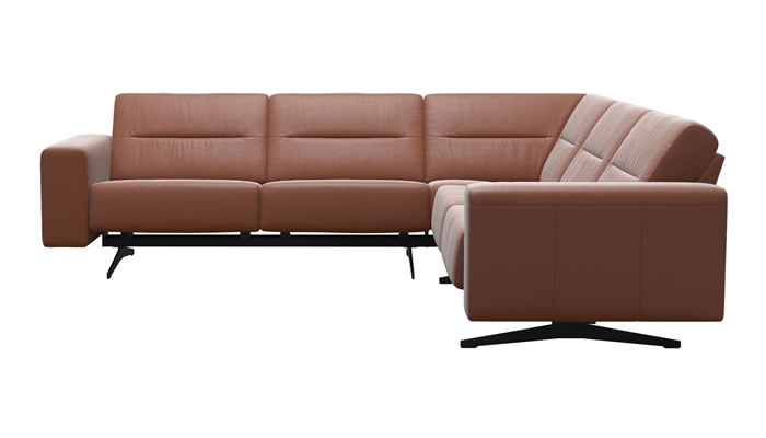 Stressless Stella Corner Sofa in Cori Copper Leather